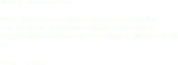 CONTRATO: 20121132 DE 2012 OBJETO: TERMINACIÓN DE LAS OBRAS DE REFORZAMIENTO ESTRUCTURAL, DEMOLICIÓN PARCIAL, MODIFICACIÓN, ADECUACIÓN Y AMPLIACIÓN A LA INFRAESTRUCTURA FÍSICA EXISTENTE DEL JARDÍN INFANTIL EL QUINDÍO EN BOGOTÁ D.C. CLIENTE: FONADE